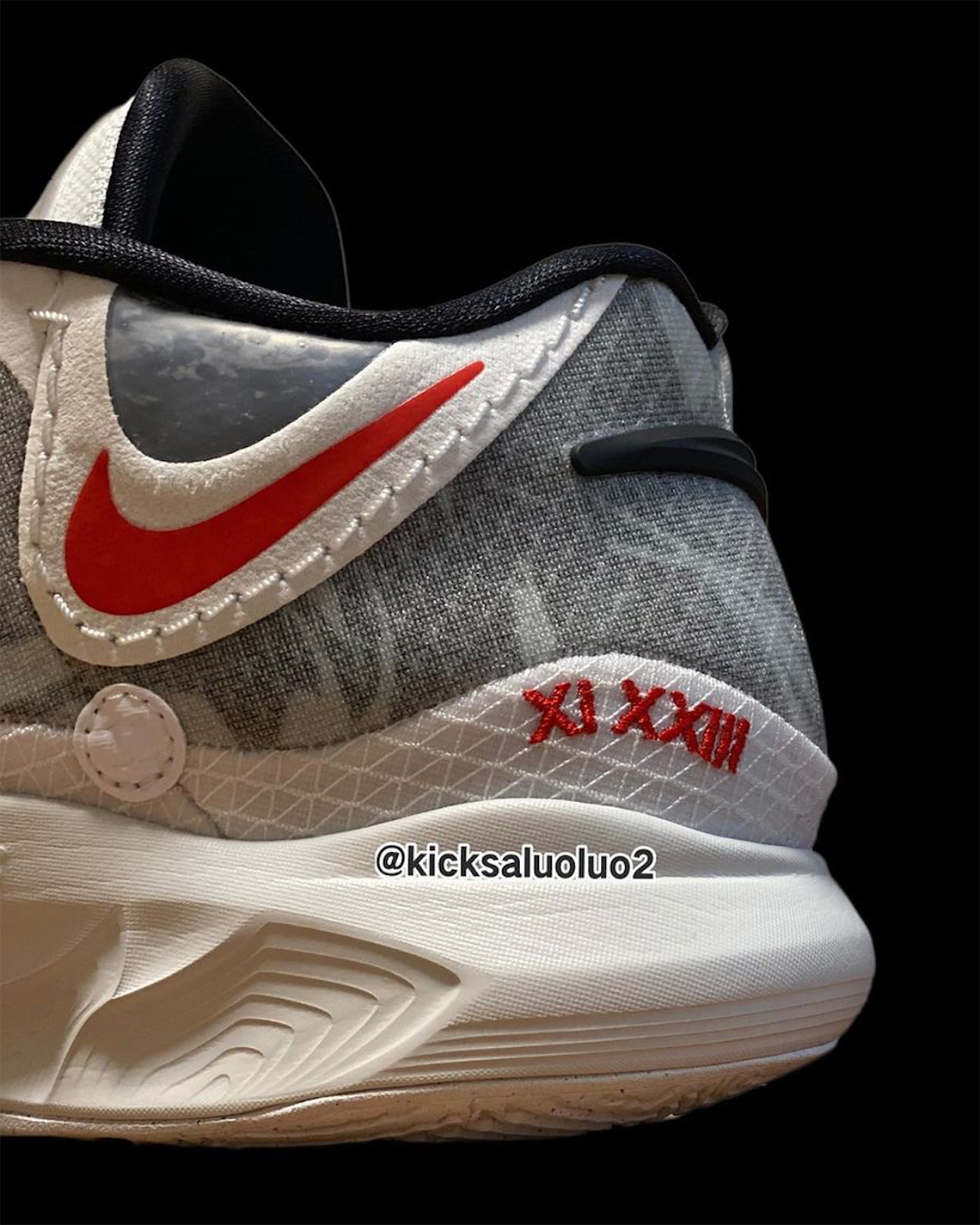 Nike Kyrie 9 White University Red Black Wolf Grey Dj6017 100 2