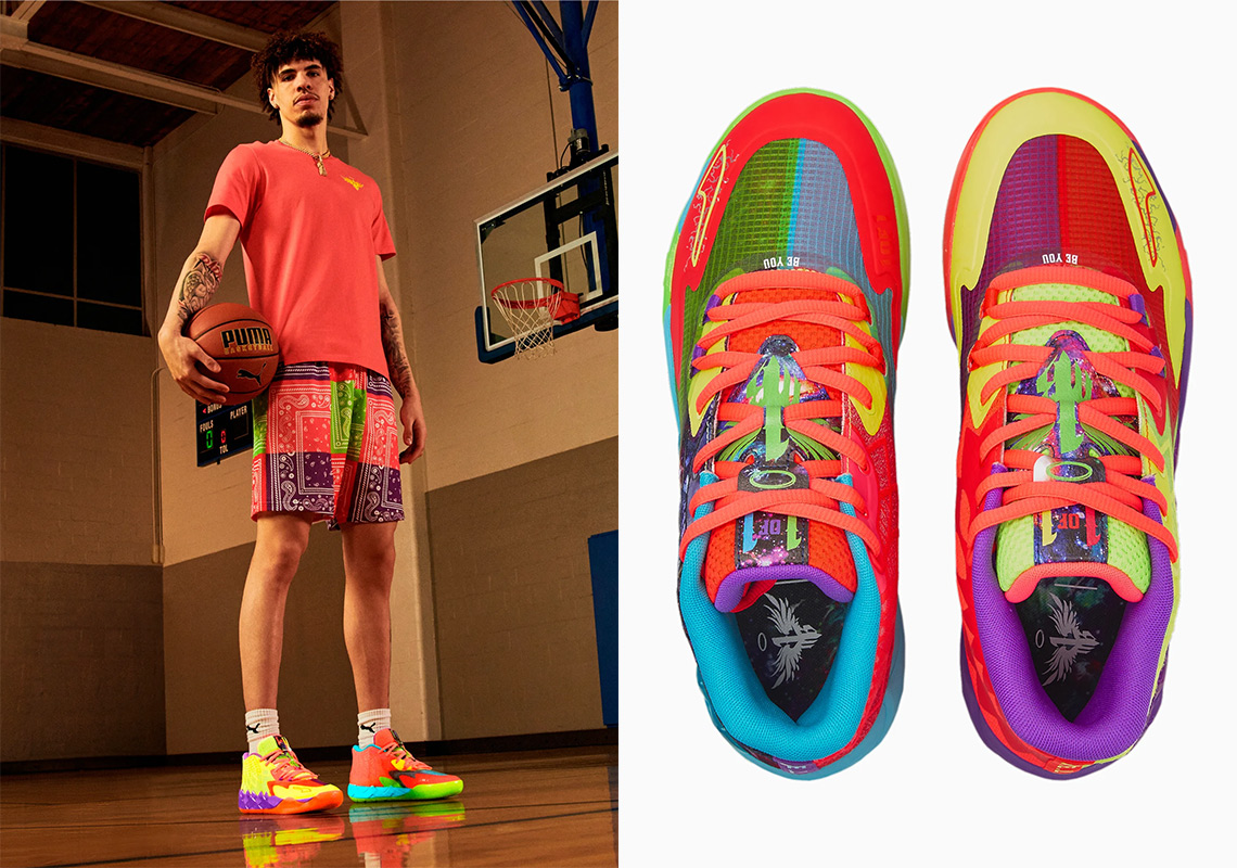 The PUMA MB.01 "Be You" Goes Wild With Alternate Color-Blocking And Galaxy Patterns