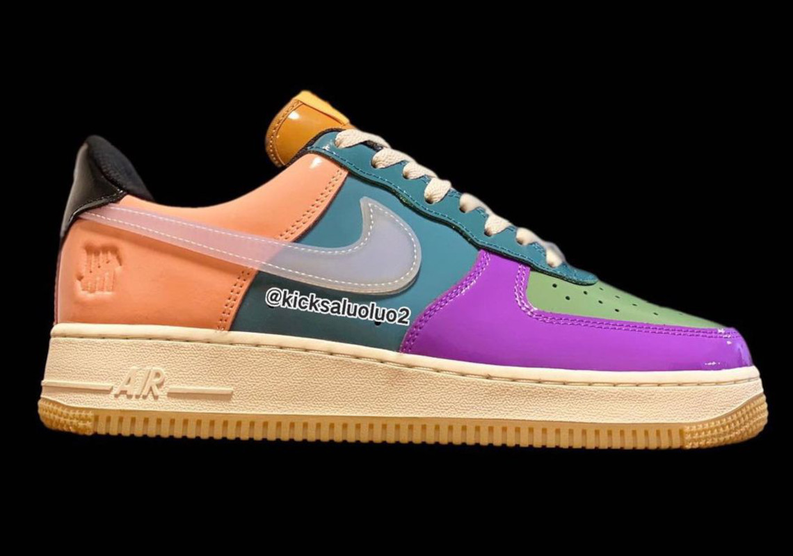 The UNDEFEATED x Nike Air Force 1 Low "Multi-Patent" Appears In A Second Colorway