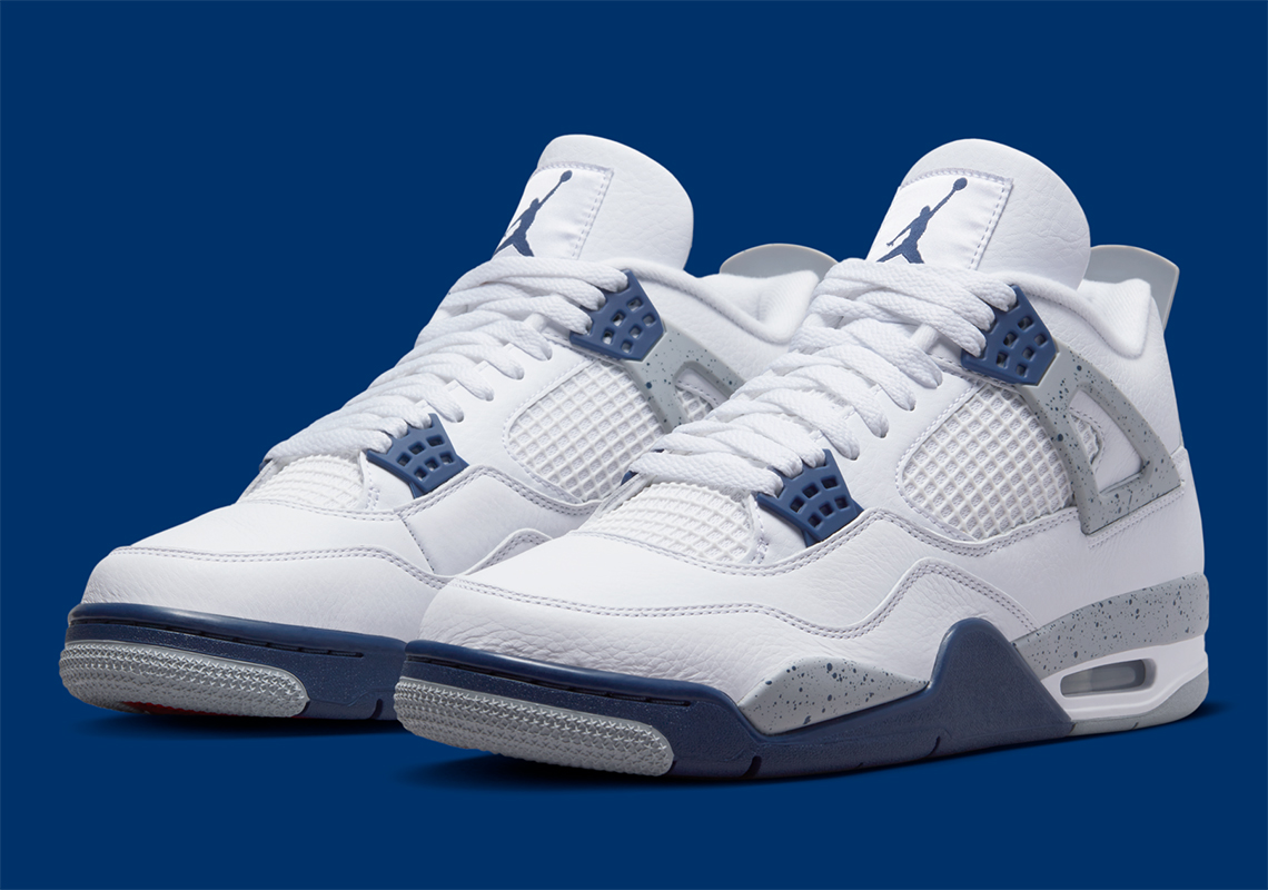 Air Jordan 4 White Navy Dh6927 140 Official Images 5