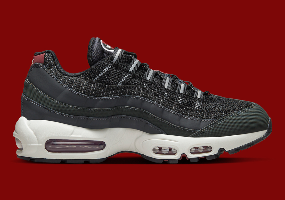 Nike Air Max 95 Grey Team Red Dq3982 0013