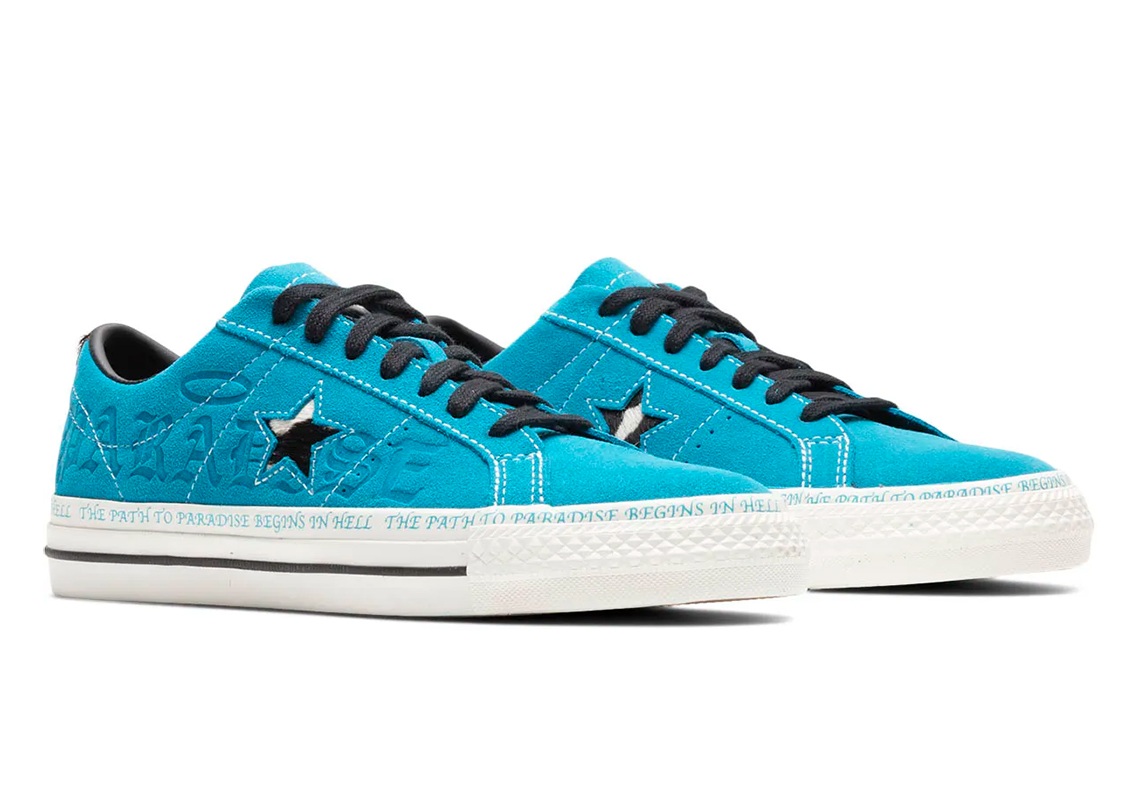 "Rapid Teal" Emboldens Sean Pablo's Second Converse One Star Pro Ox