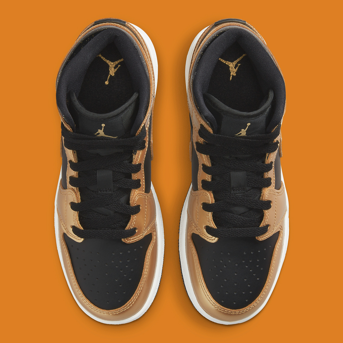 Air Jordan 1 Mid Se Black Metallic Gold Dr6967 071 4