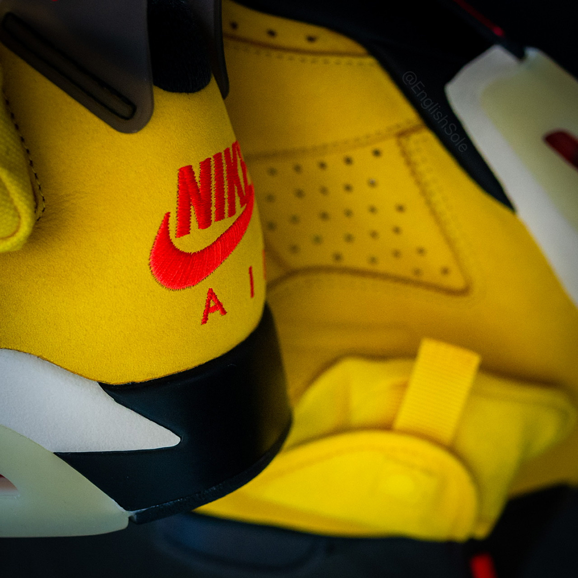 Air Jordan 6 Travis Scott Yellow Friends Family 12