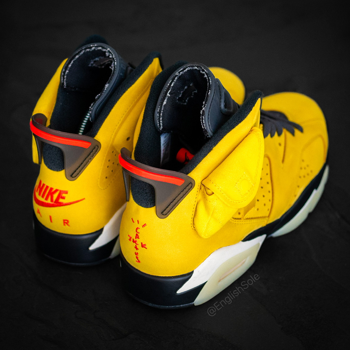 Air Jordan 6 Travis Scott Yellow Friends Family 3