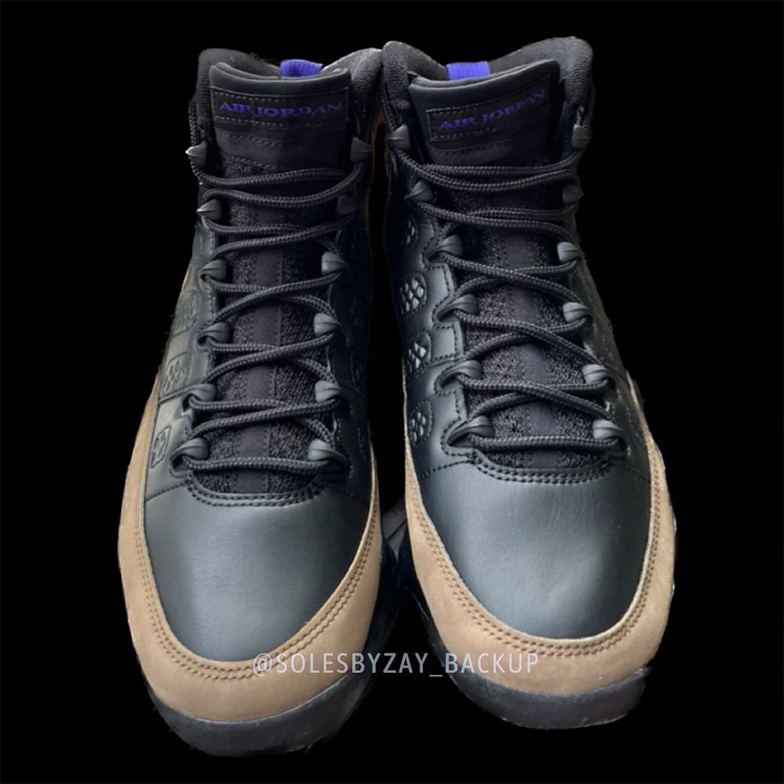 Air Jordan 9 Black Bright Concord Light Olive Aquatone Ct8019 034 1