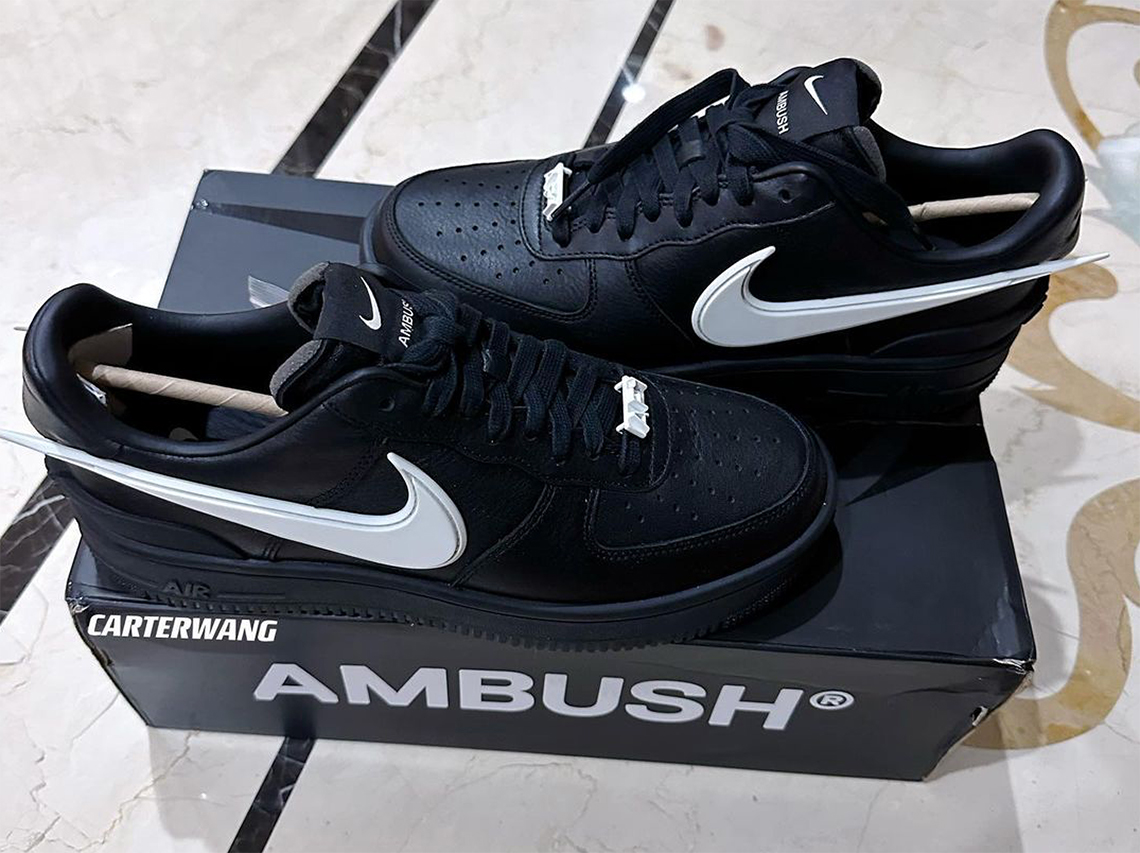 Ambush Nike Air Force 1 Low Black White Dv3464 001 1