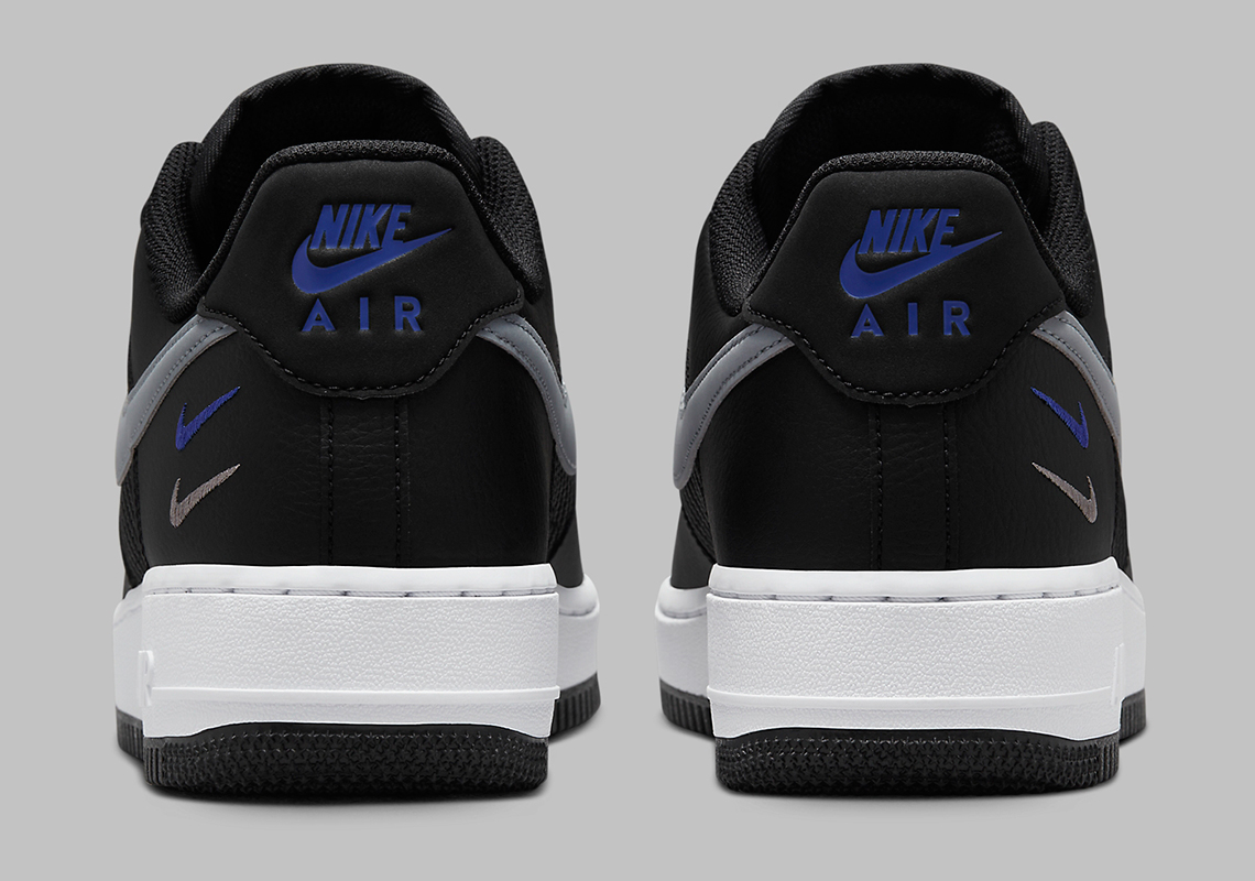 Nike Air Force 1 Low Black Triple Swoosh Fd0666 001 8