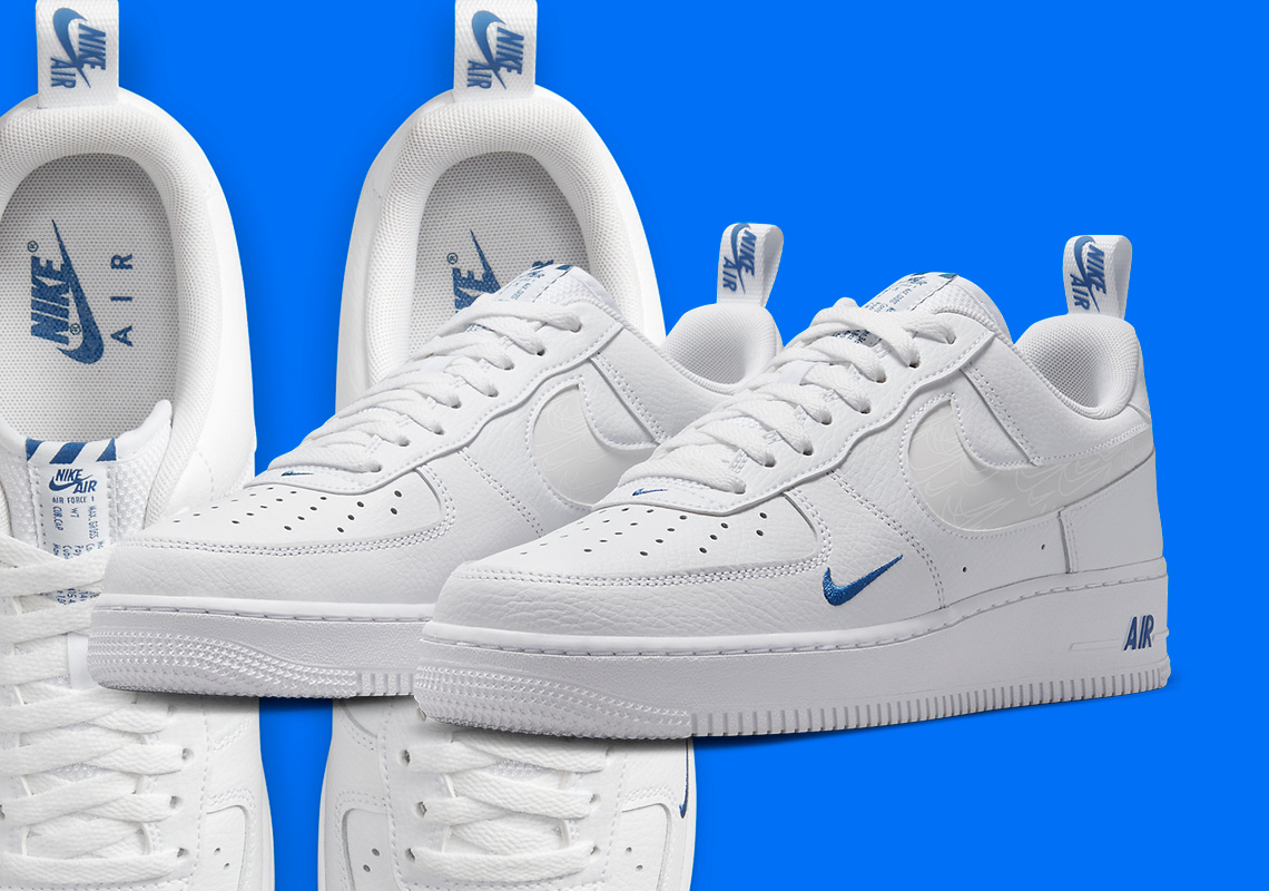 Multi-Swoosh Patterns Fill In This Nike Air Force 1 Low “Cut Out”