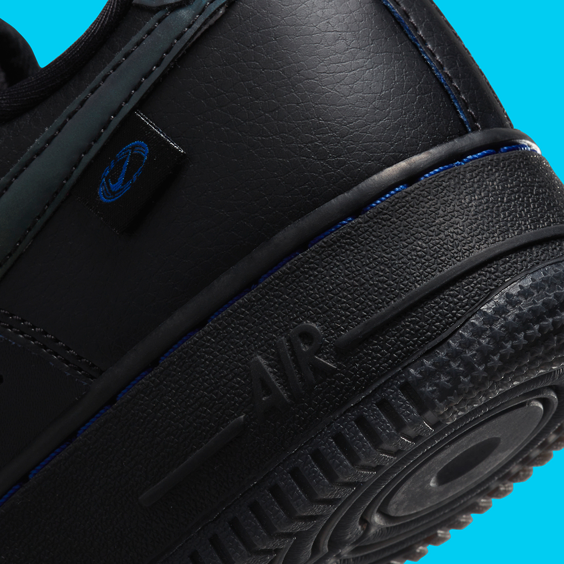 Nike Air Force 1 Low Worldwide Black Royal Fb1840 001 1