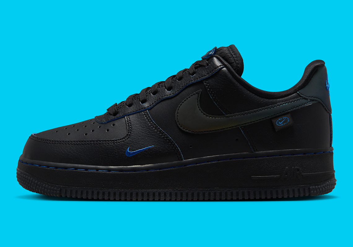 Nike Air Force 1 Low Worldwide Black Royal Fb1840 001 6