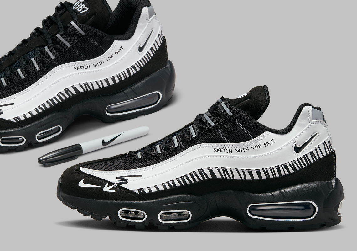 Markers Come Packaged With The Upcoming Nike Air Max 95 "Sketch With The Past"