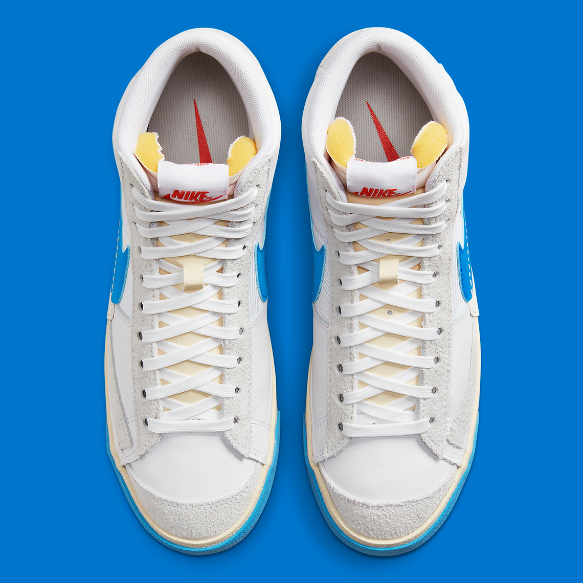 Nike Blazer Mid 77 Remastered White Photo Blue Beach Dq7673 102 4