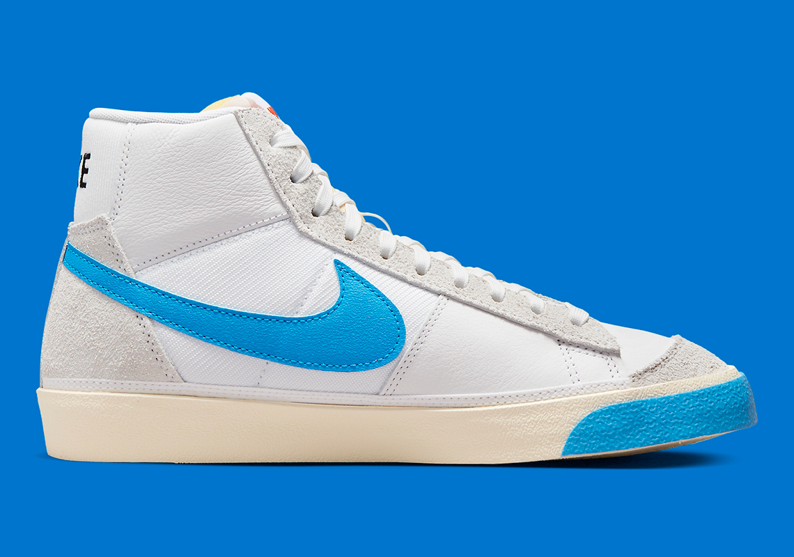 Nike Blazer Mid 77 Remastered White Photo Blue Beach Dq7673 102 5