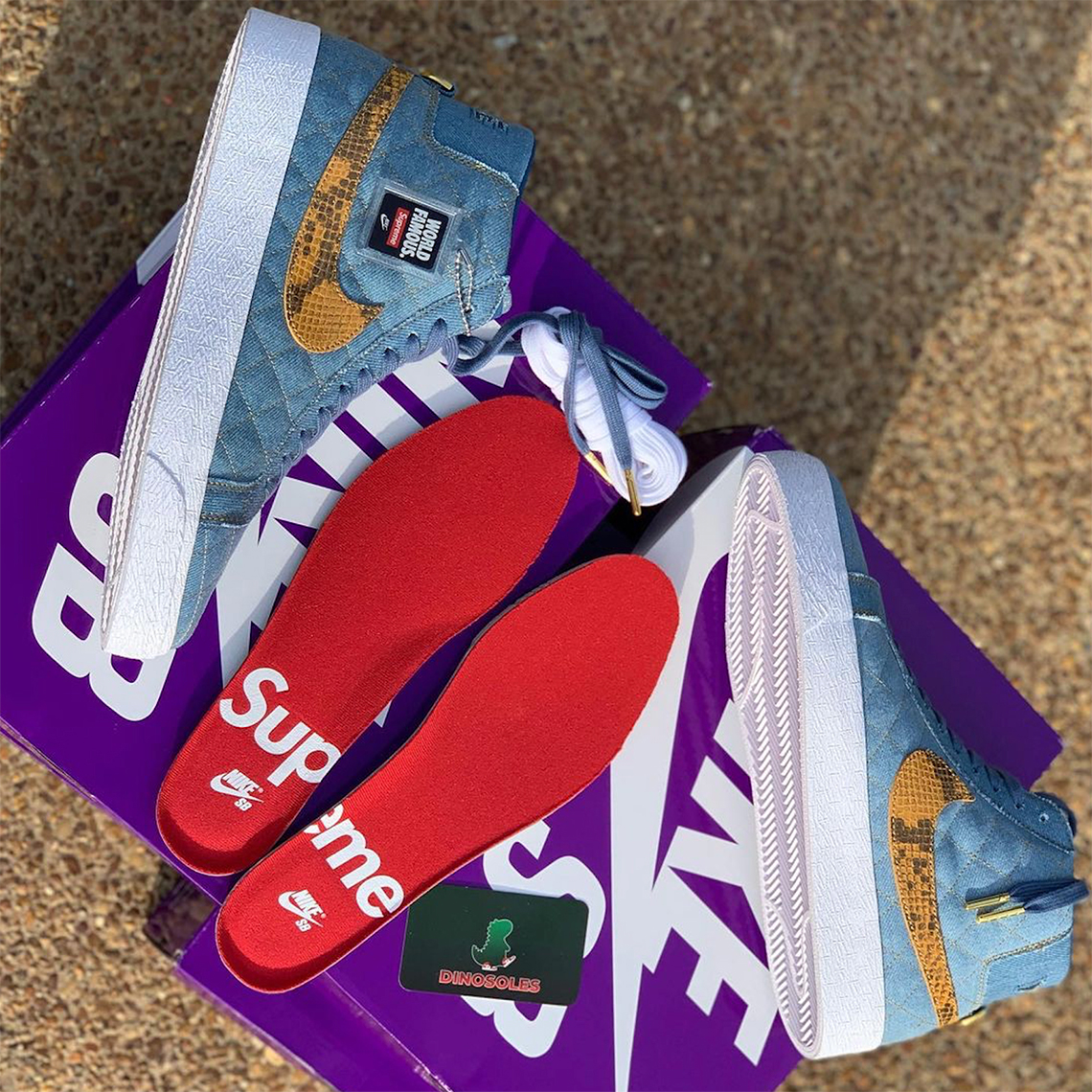 Supreme Nike Sb Blazer Mid Denim Dx8421 400 3