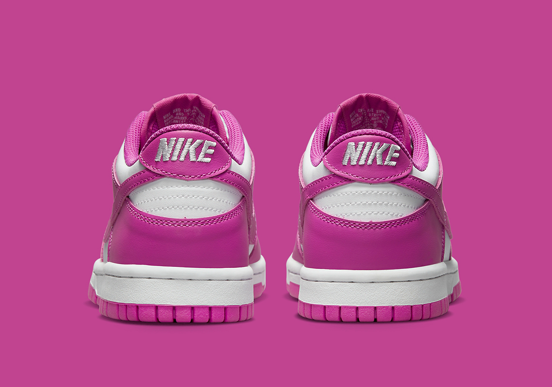 Nike Dunk Low Gs Active Fuchsia Fj0704 100 5