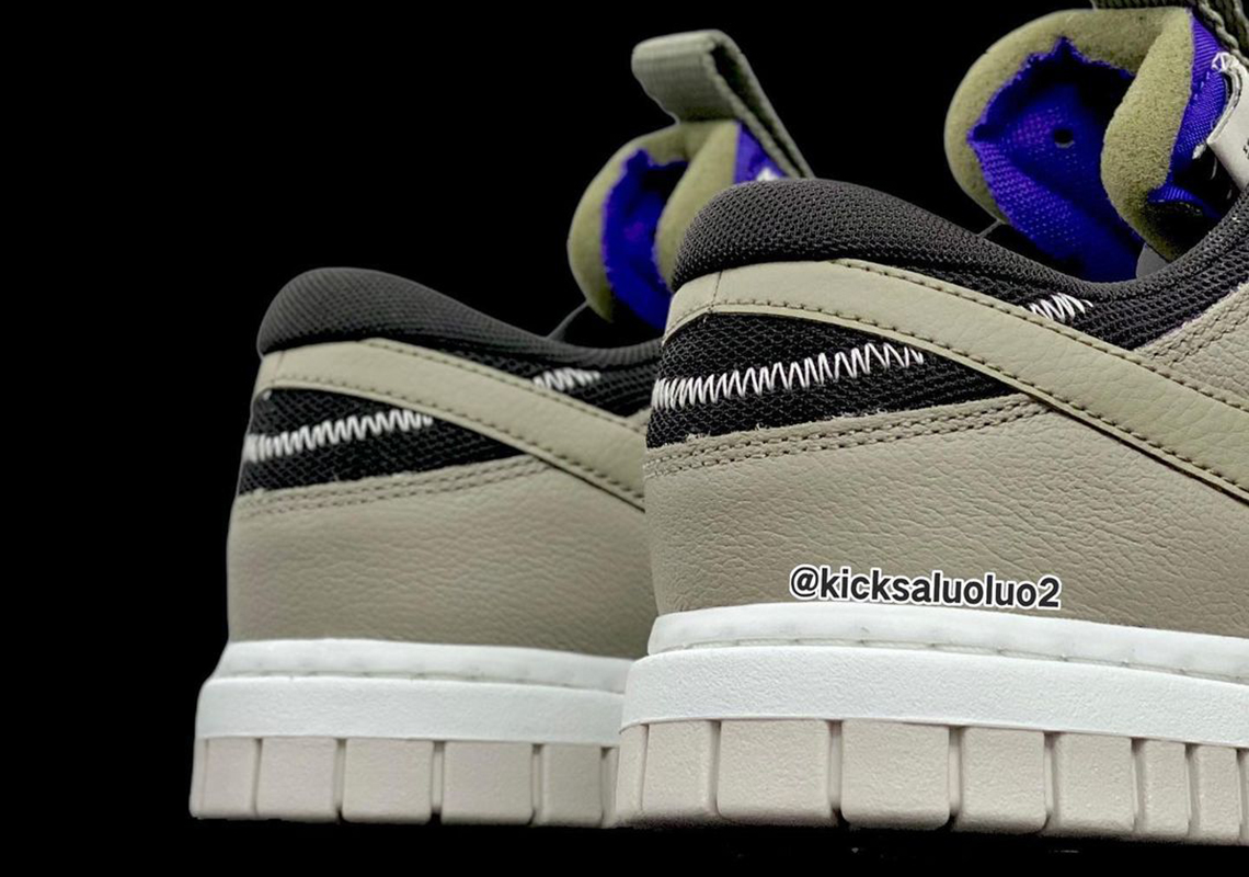 Nike Dunk Low Remastered Olive Blue 3