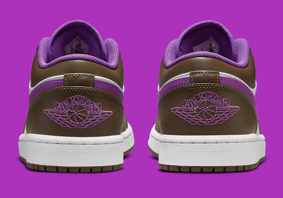 Air Jordan 1 Low Brown Purple 553558 215 5