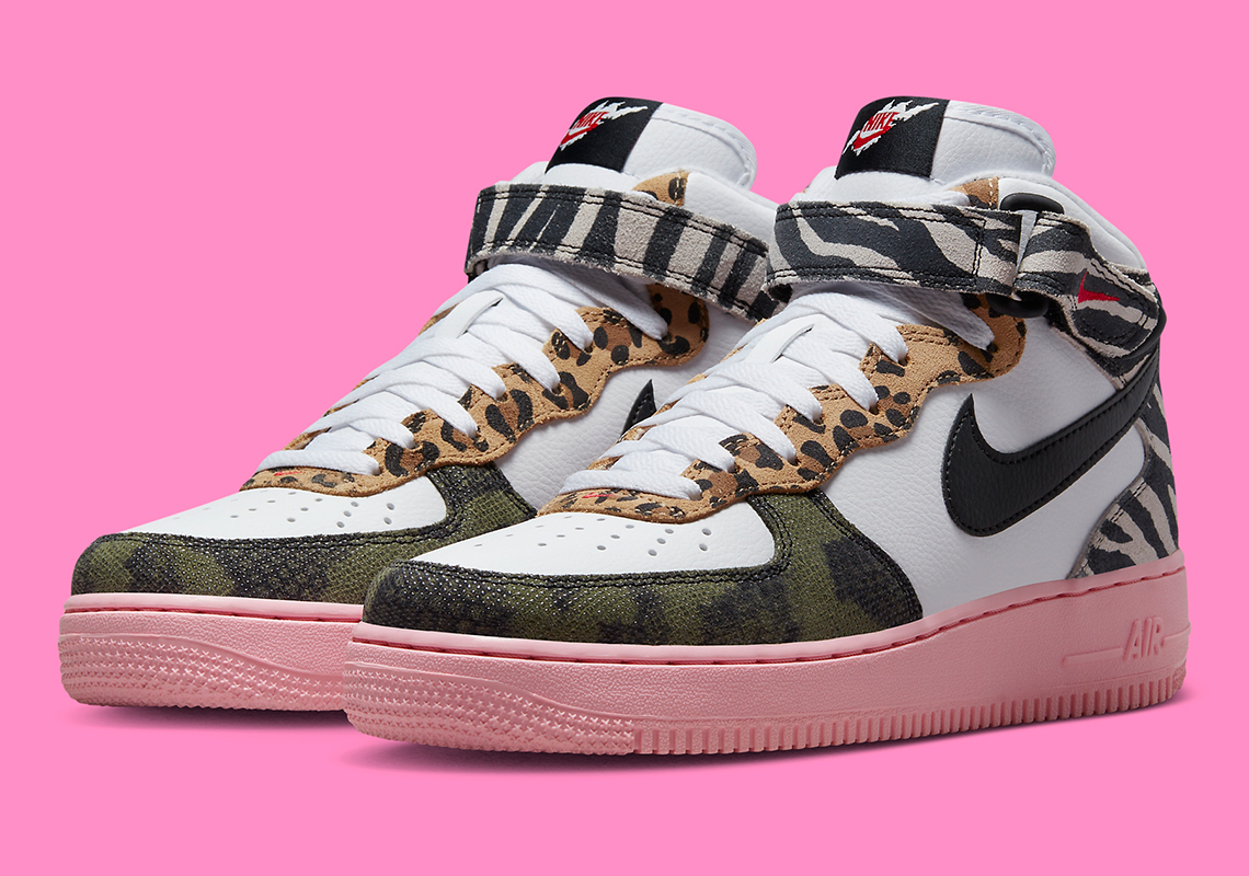 Nike Air Force 1 Mid "Animal Pack" Covered In A Variety Of Wild Patterns