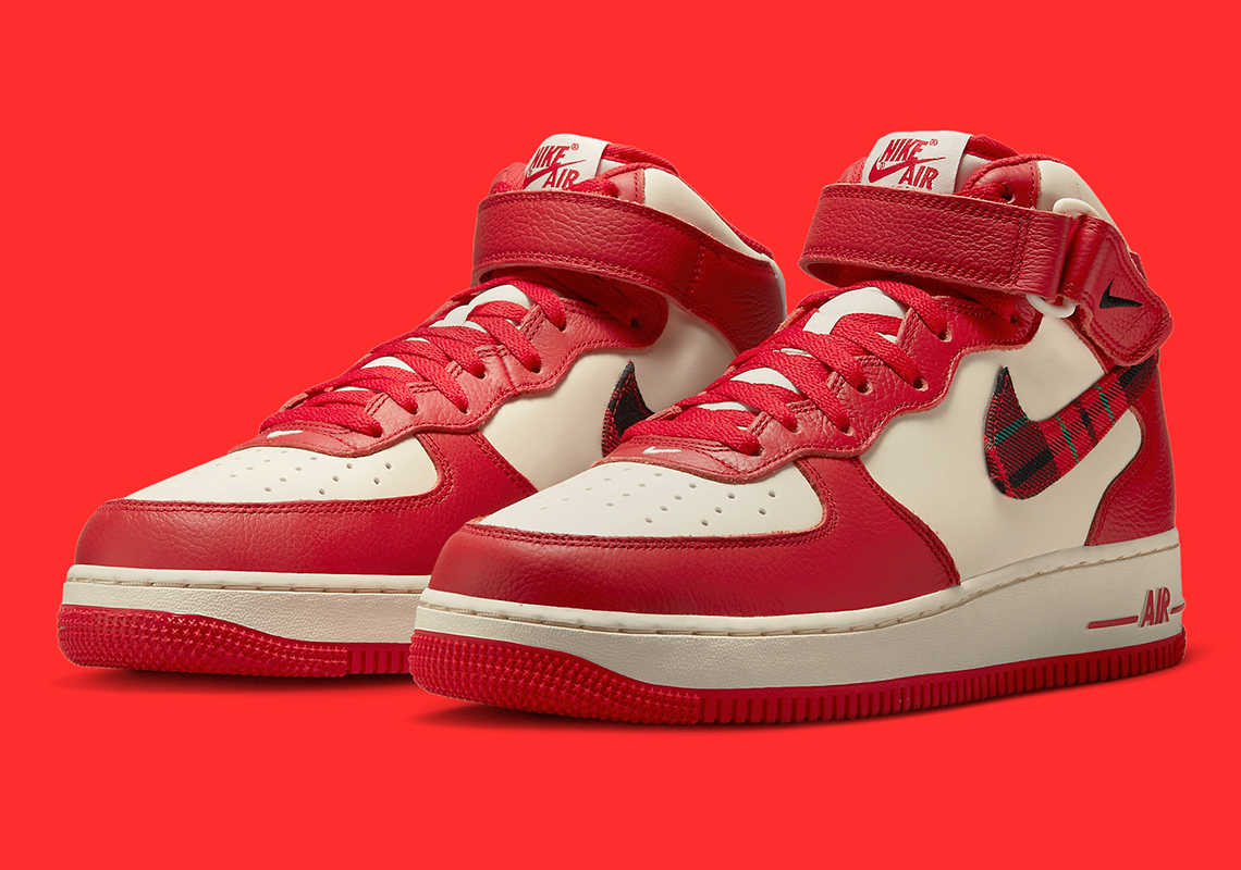 The Nike Air Force 1 Mid, Too, Is Dressing Up In Plaid