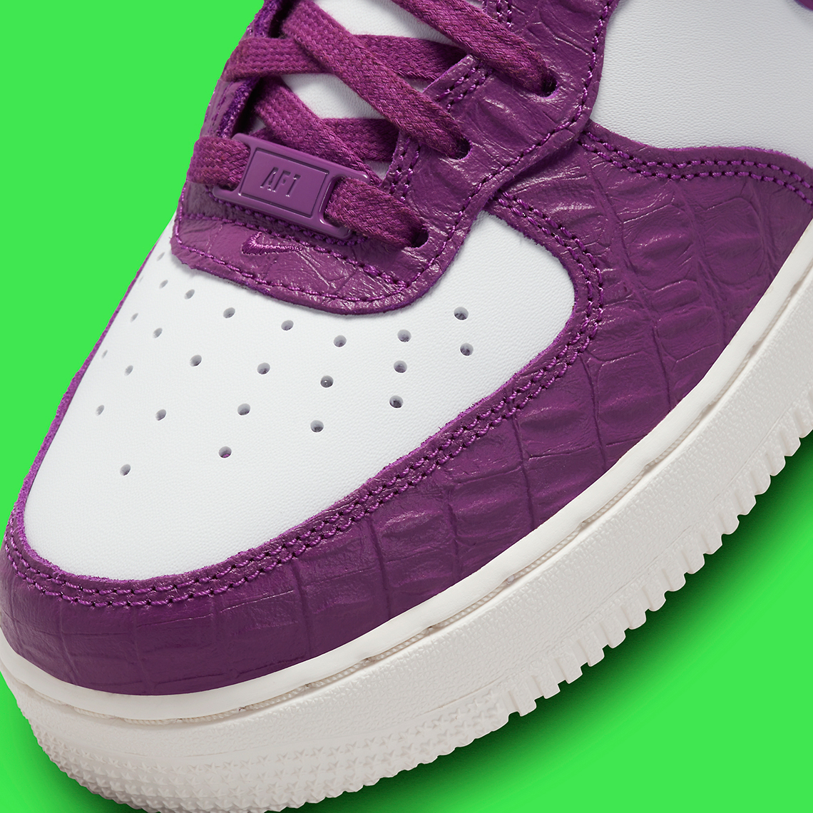 Nike Air Force 1 Mid Tokyo Viotech Ghost Green Metallic Silver Dz4865 503 4