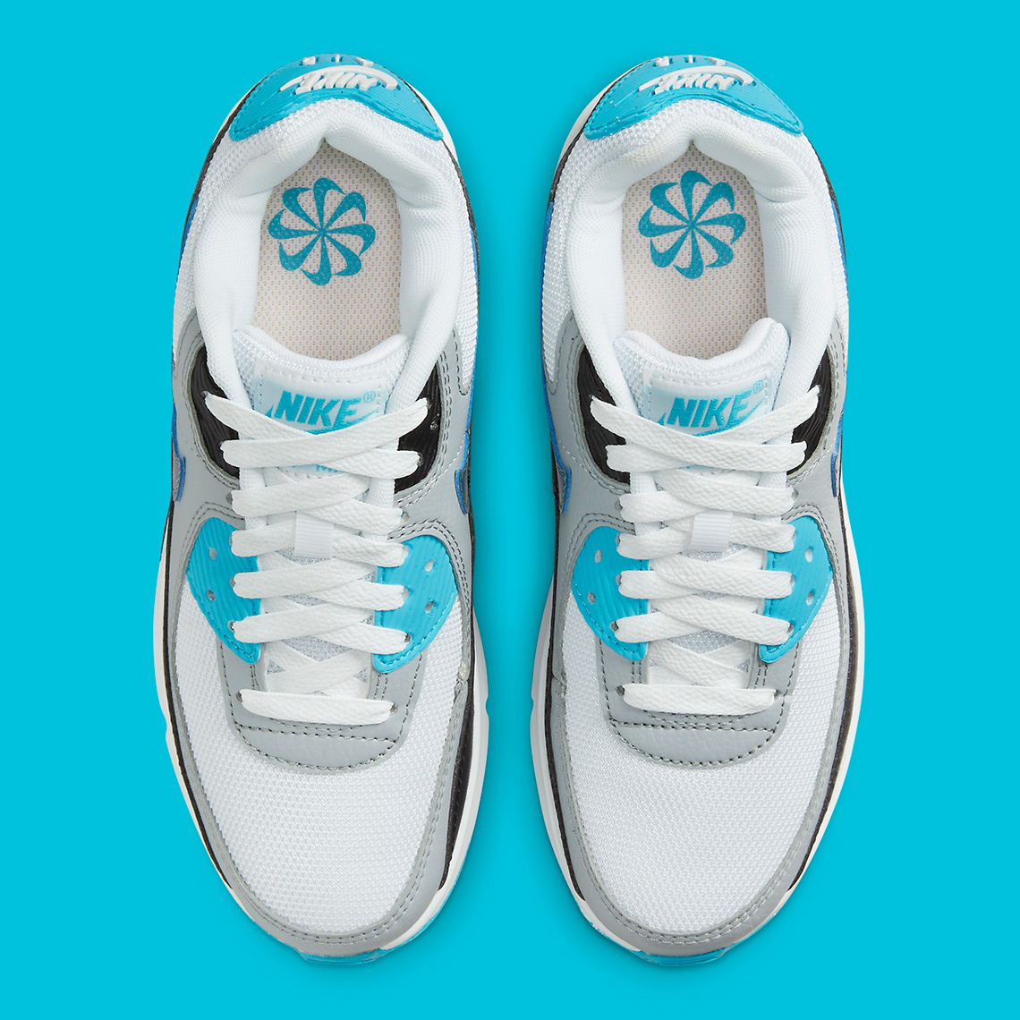 Nike Air Max 90 Gs Laser Blue Metallic Fd0678 100 6