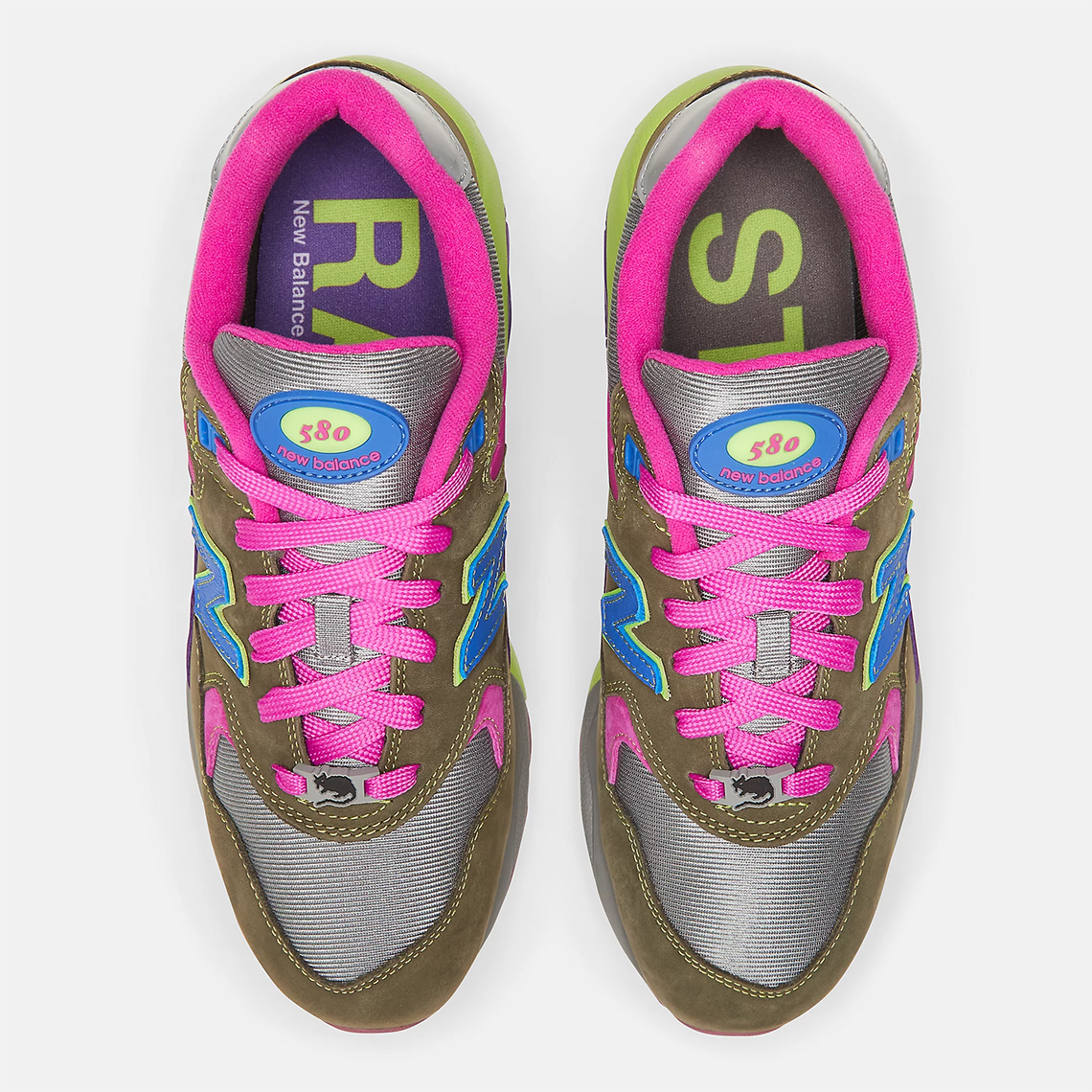 Stray Rats New Balance 580 Olive Mt580st2 3