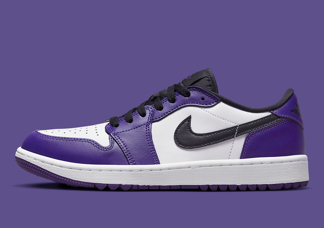 The Air Jordan 1 Low Golf Hits The Green In “Court Purple”