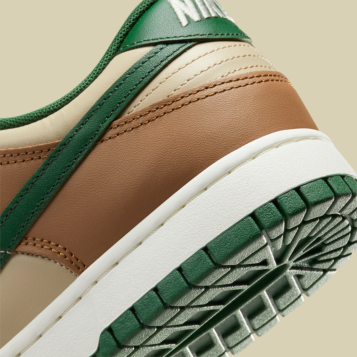 Nike Dunk Low Tan Green Fb7160 231 7