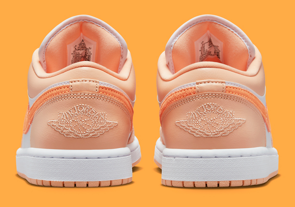 Air Jordan 1 Low Womens Sunset Haze Dc0774 801 8