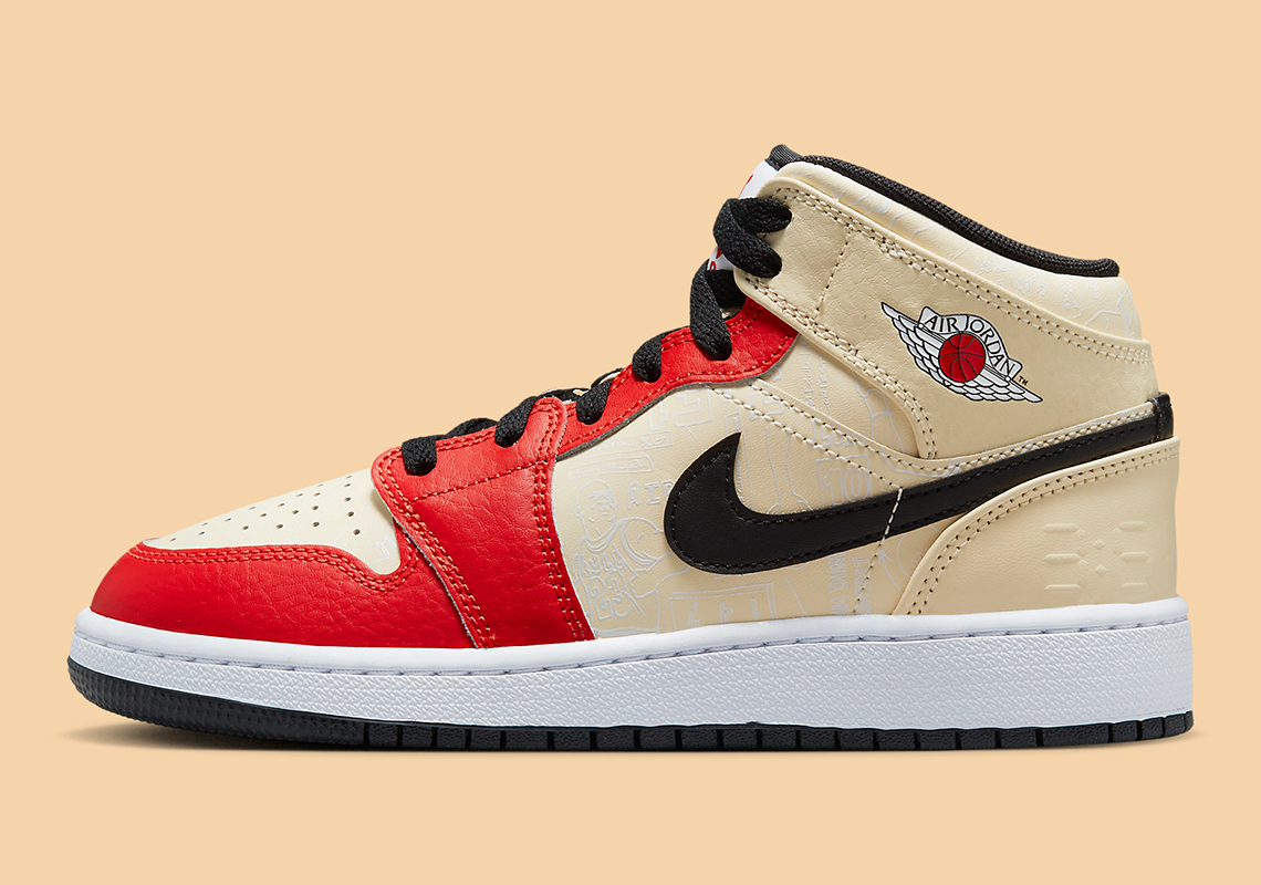 Air Jordan 1 Mid Gs Dunk Contest Dv7012 100 8