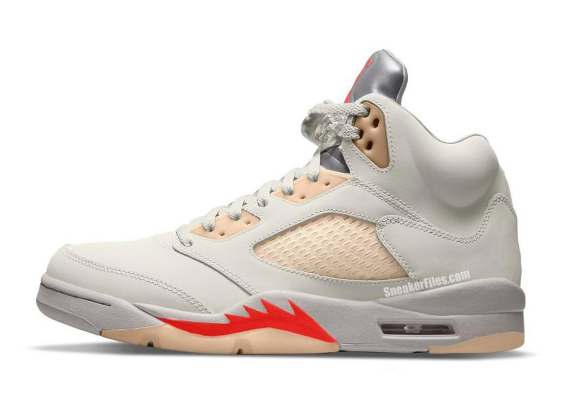 The Air Jordan 5 Is Expected To Drop In "Light Orewood Brown/Safety Orange" Come June 2023