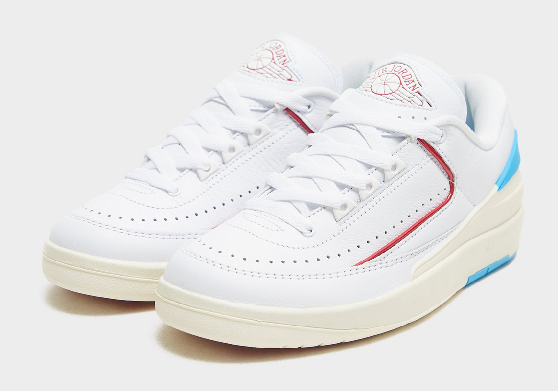 First Look At The Air Jordan 2 Low “UNC To Chicago”