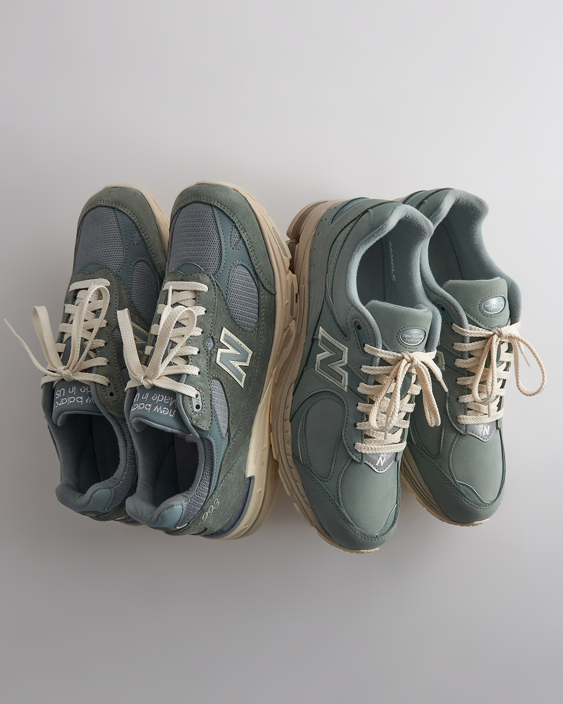 Kith New Balance Pistachio Pack 3