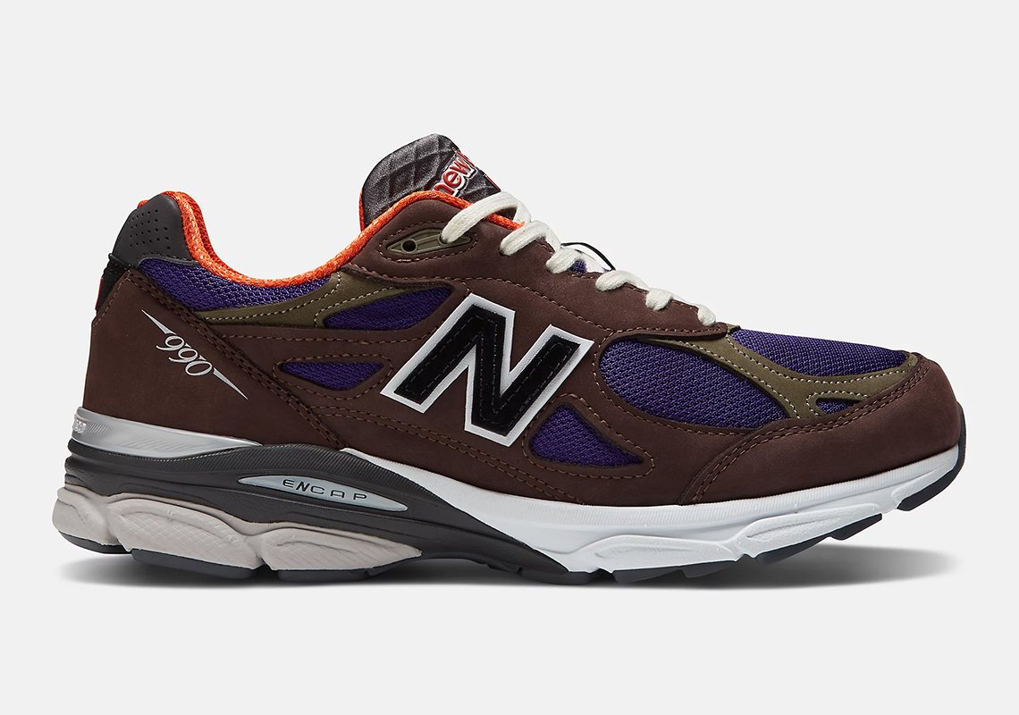 New Balance 990v3 Made In Usa Brown Purple Orange M990br3 1