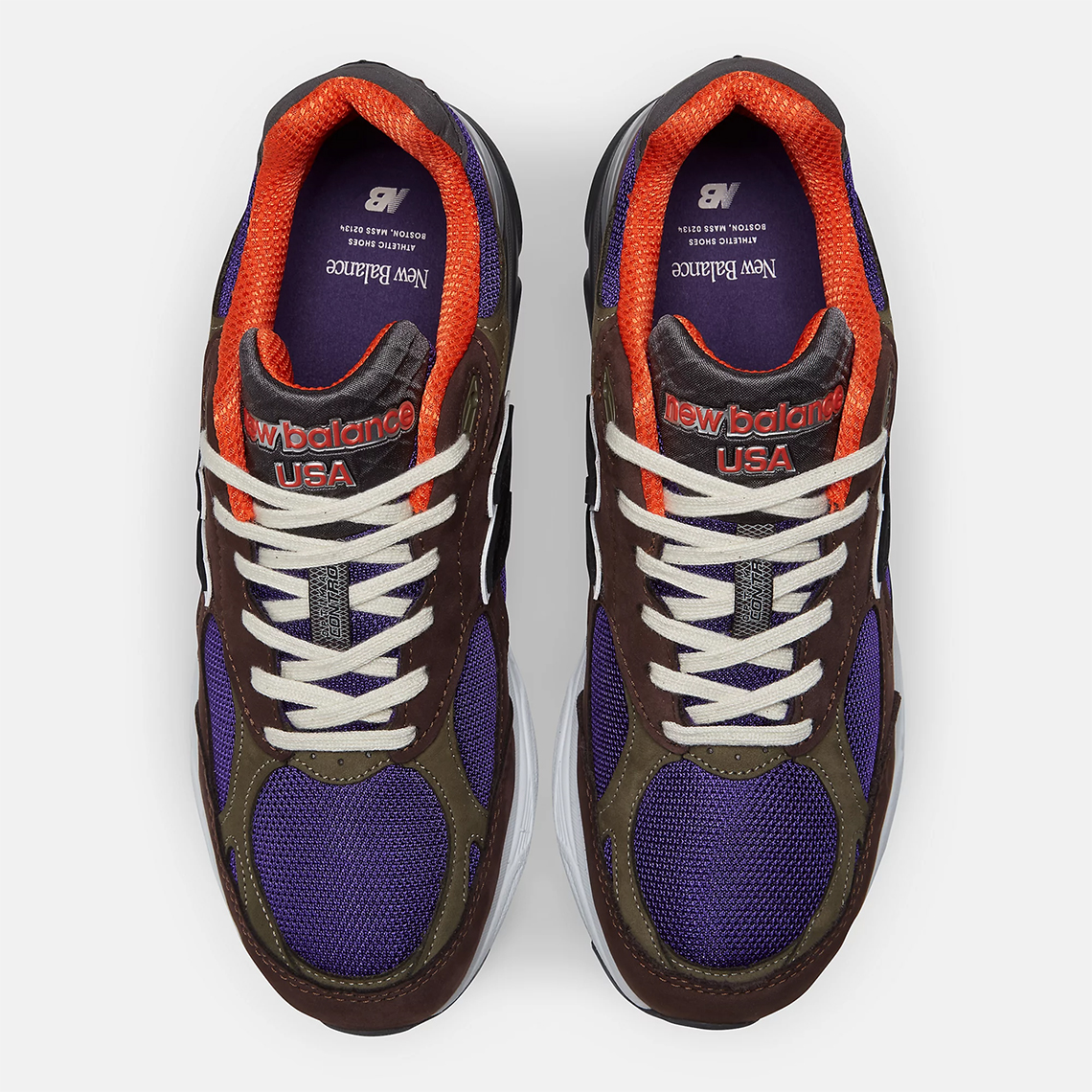 New Balance 990v3 Made In Usa Brown Purple Orange M990br3 3