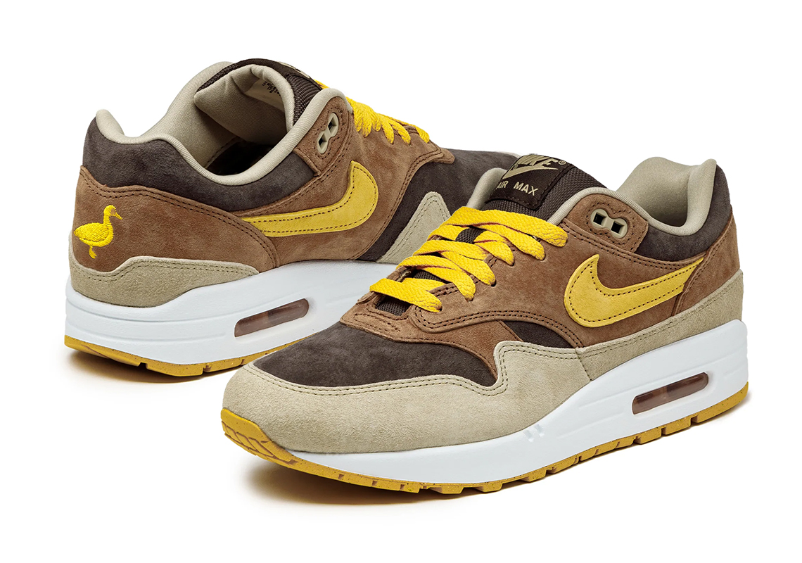 The Nike Air Max 1 "Ugly Duckling" Shows Up In "Pecan/Yellow Ochre"