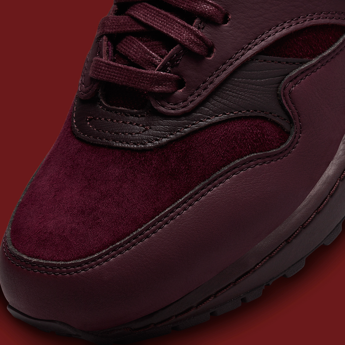 Nike Air Max 1 Womens Burgundy Crush Dv3888 600 3