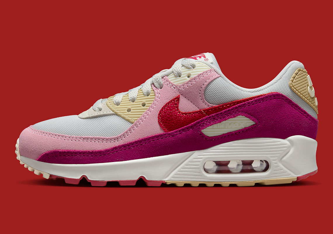 Nike Air Max 90 Pink Red Fb8477 001 7