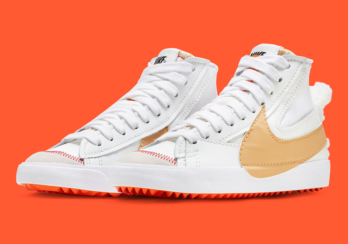 The Nike Blazer Mid '77 Enjoys A Jumbo "Sesame" Swoosh