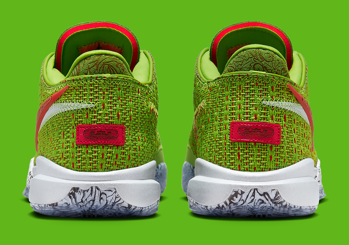 Nike Lebron 20 Christmas Green Grinch Fj4955 300 1