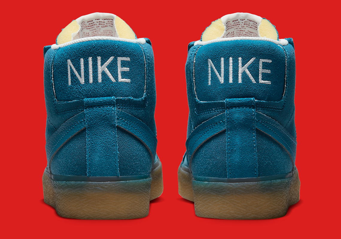 Nike Sb Blazer Mid Teal Gum Dv5468 300 9