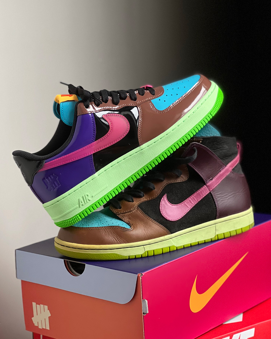 Undefeated Af1 Dunk Clerks Comparison 1