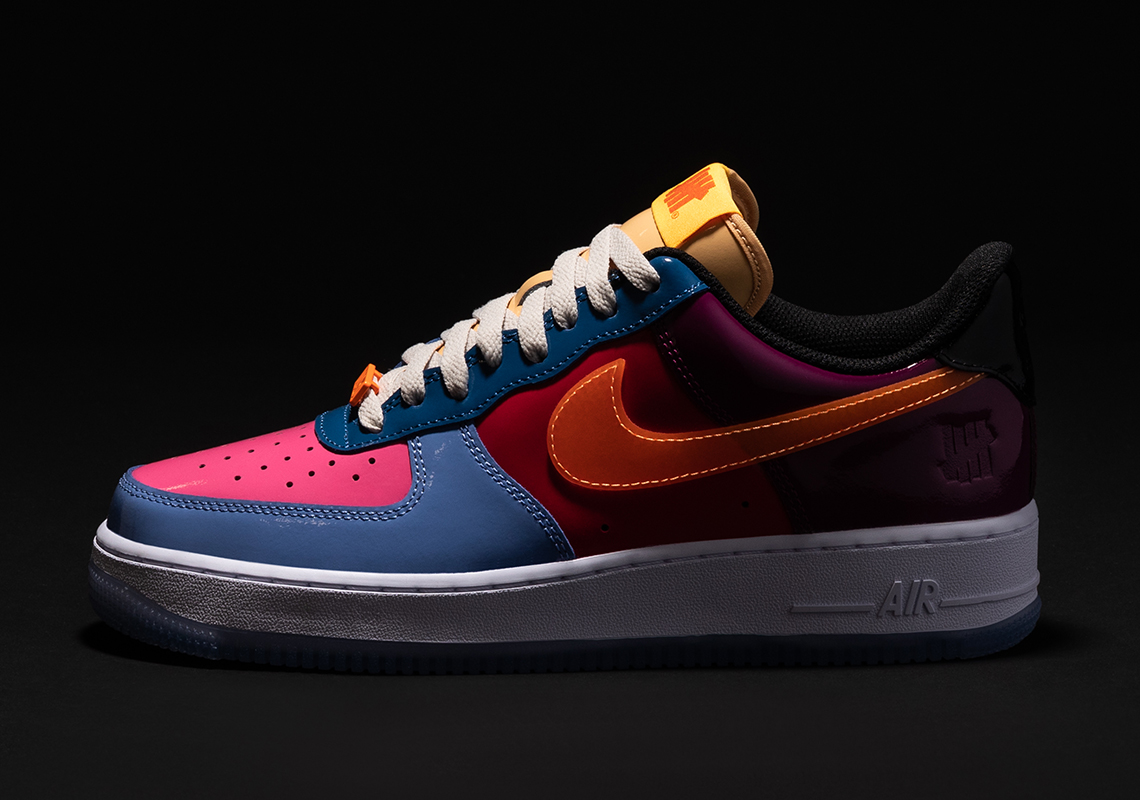 Undefeated Nike Air Force 1 Patent Total Orange 1