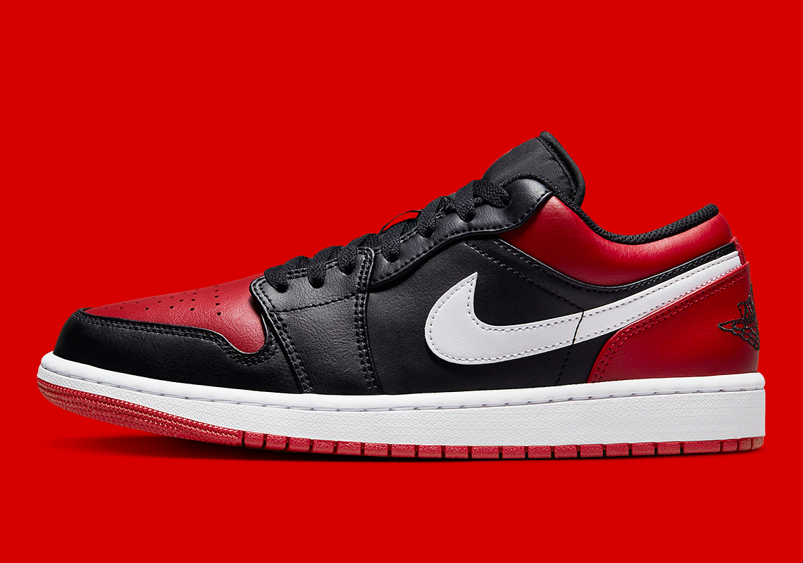 Another "Bred Toe" Execution Appears On The Air Jordan 1 Low
