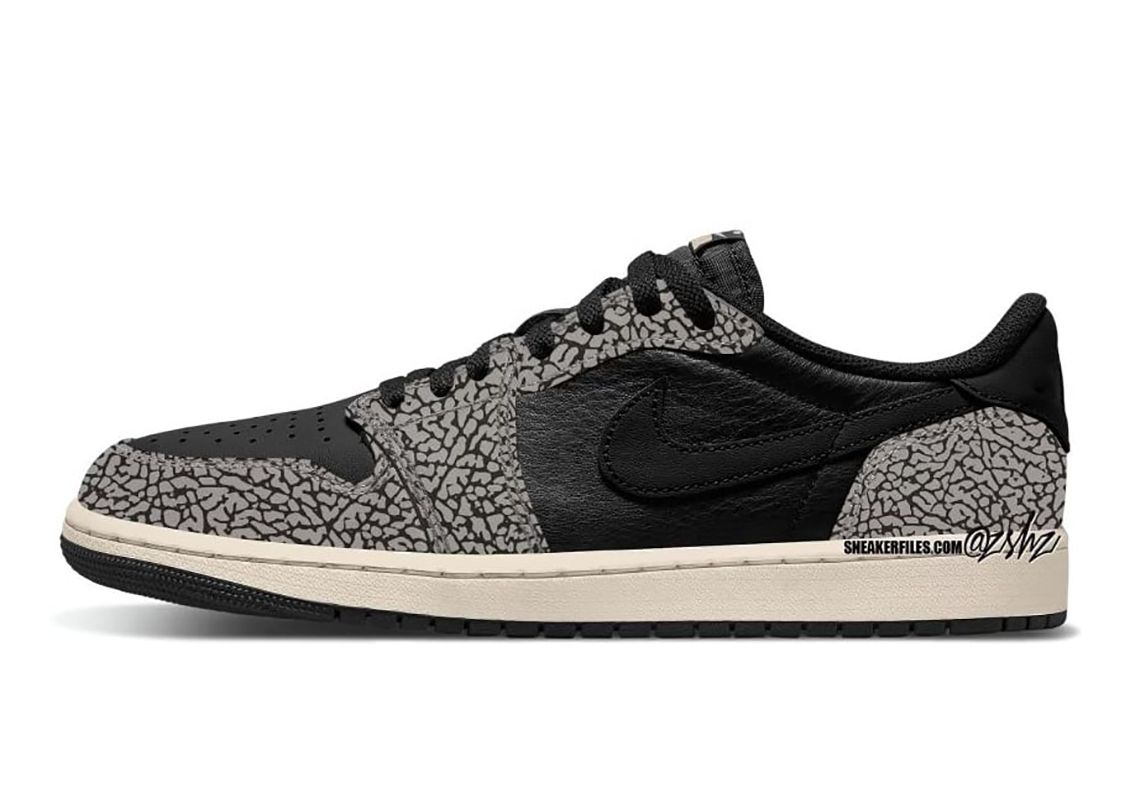Air Jordan 1 Low OG "Elephant Print" Releasing June 2023