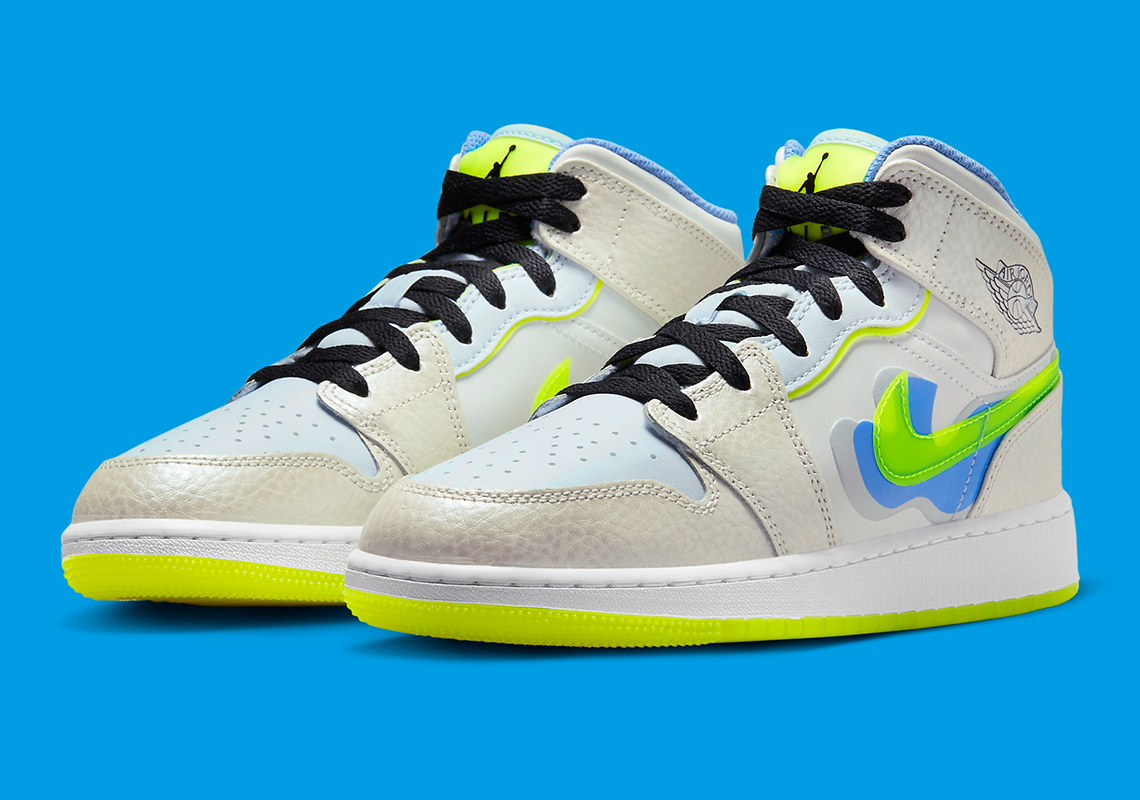 Air Jordan 1 Mid Warped Swoosh Dv1314 0175