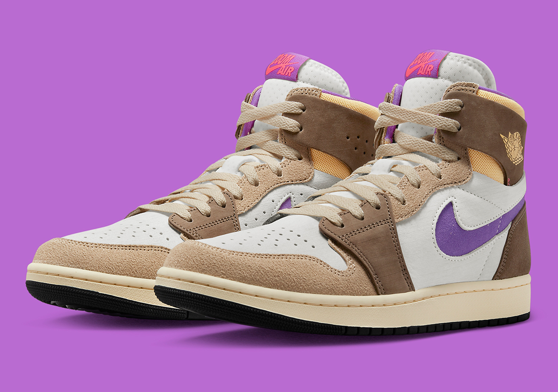 Melon Tint And Wild Berry Add Colorful Accents To The Air Jordan 1 Zoom CMFT