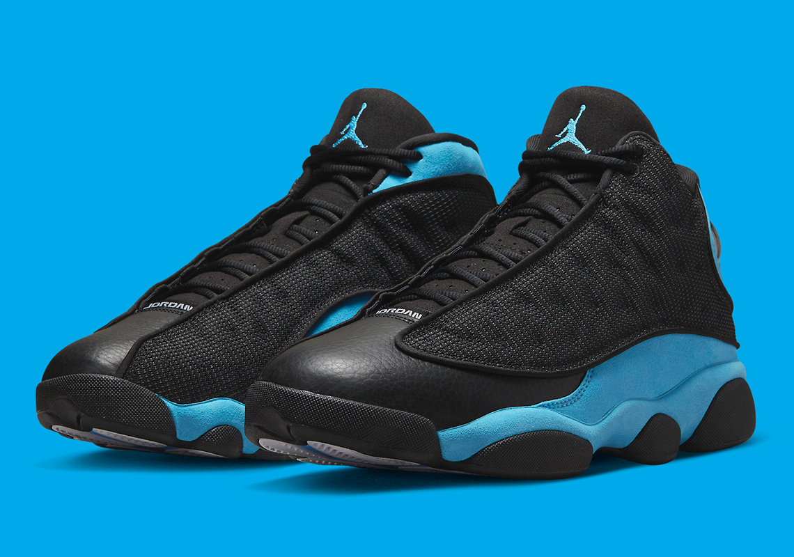 Official Images Of The Air Jordan 13 “Black/University Blue”