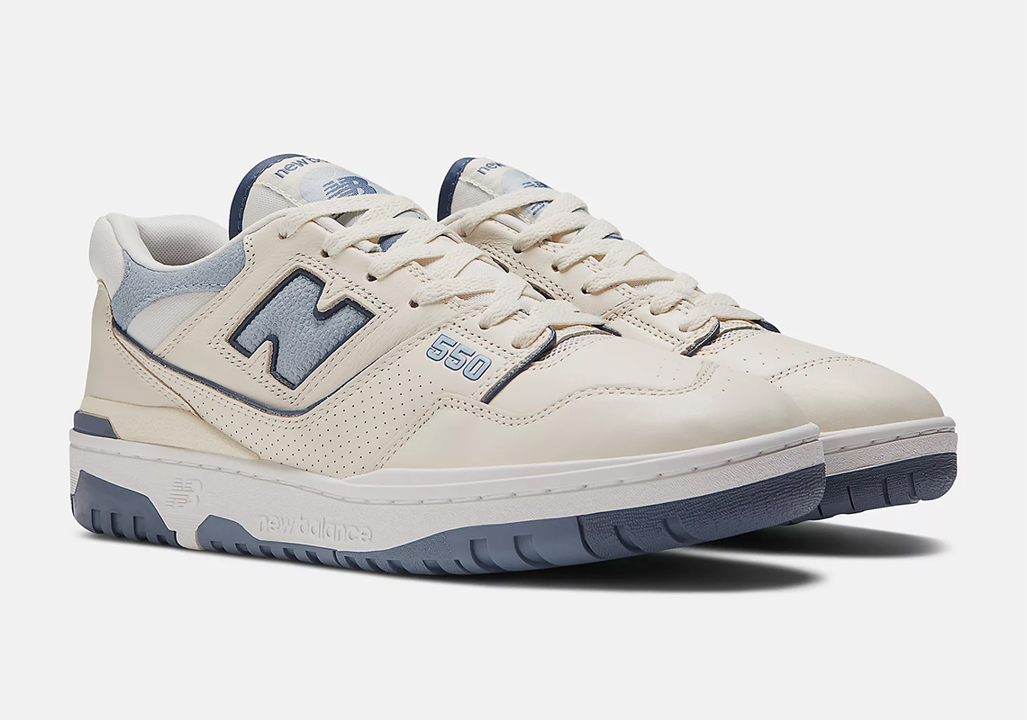 The New Balance 550 Harkens Its Basketball Roots With A "Vintage Indigo" Offering